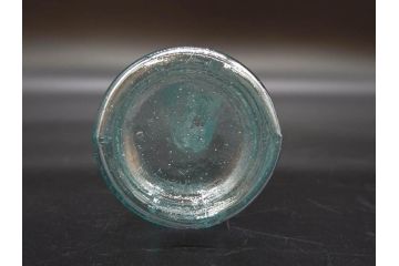 大正〜昭和初期　レトロな風情を感じるボトル瓶5点セット(ガラスビン、ガラス瓶、硝子、薬瓶、花瓶、花入、花器)(R-076944)