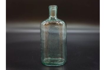 大正〜昭和初期　レトロな風情を感じるボトル瓶5点セット(ガラスビン、ガラス瓶、硝子、薬瓶、花瓶、花入、花器)(R-076944)