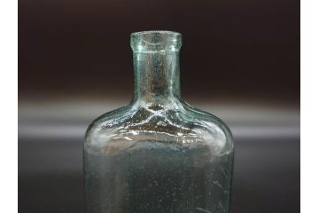 大正〜昭和初期　レトロな風情を感じるボトル瓶5点セット(ガラスビン、ガラス瓶、硝子、薬瓶、花瓶、花入、花器)(R-076944)
