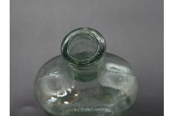 大正〜昭和初期　レトロな風情を感じるボトル瓶5点セット(ガラスビン、ガラス瓶、硝子、薬瓶、花瓶、花入、花器)(R-076944)