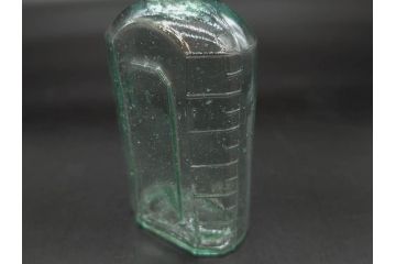 大正〜昭和初期　レトロな風情を感じるボトル瓶5点セット(ガラスビン、ガラス瓶、硝子、薬瓶、花瓶、花入、花器)(R-076944)
