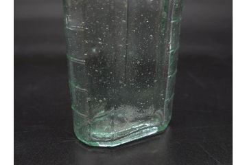 大正〜昭和初期　レトロな風情を感じるボトル瓶5点セット(ガラスビン、ガラス瓶、硝子、薬瓶、花瓶、花入、花器)(R-076944)