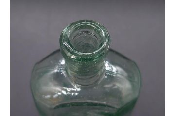 大正〜昭和初期　レトロな風情を感じるボトル瓶5点セット(ガラスビン、ガラス瓶、硝子、薬瓶、花瓶、花入、花器)(R-076944)