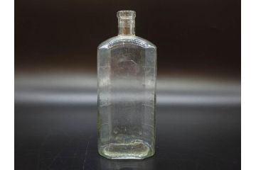 大正〜昭和初期　歴史を重ねた趣のあるボトル瓶5点セット(ガラスビン、ガラス瓶、硝子、薬瓶、花瓶、花入、花器)(R-076945)