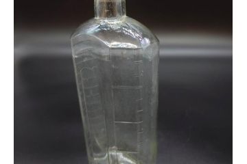 大正〜昭和初期　歴史を重ねた趣のあるボトル瓶5点セット(ガラスビン、ガラス瓶、硝子、薬瓶、花瓶、花入、花器)(R-076945)