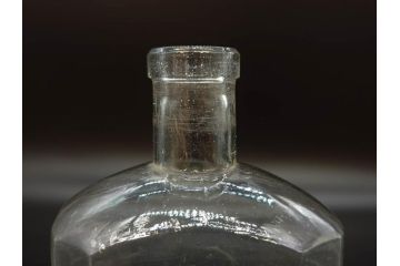 大正〜昭和初期　歴史を重ねた趣のあるボトル瓶5点セット(ガラスビン、ガラス瓶、硝子、薬瓶、花瓶、花入、花器)(R-076945)