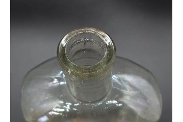 大正〜昭和初期　歴史を重ねた趣のあるボトル瓶5点セット(ガラスビン、ガラス瓶、硝子、薬瓶、花瓶、花入、花器)(R-076945)