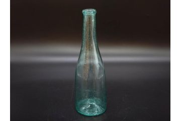 大正〜昭和初期　歴史を重ねた趣のあるボトル瓶5点セット(ガラスビン、ガラス瓶、硝子、薬瓶、花瓶、花入、花器)(R-076945)