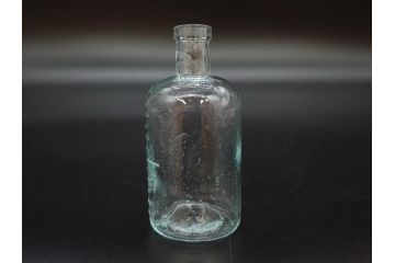 大正〜昭和初期　歴史を重ねた趣のあるボトル瓶5点セット(ガラスビン、ガラス瓶、硝子、薬瓶、花瓶、花入、花器)(R-076945)