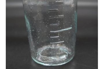 大正〜昭和初期　歴史を重ねた趣のあるボトル瓶5点セット(ガラスビン、ガラス瓶、硝子、薬瓶、花瓶、花入、花器)(R-076945)