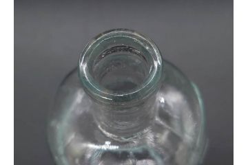 大正〜昭和初期　歴史を重ねた趣のあるボトル瓶5点セット(ガラスビン、ガラス瓶、硝子、薬瓶、花瓶、花入、花器)(R-076945)
