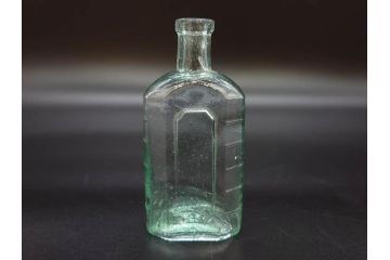 大正〜昭和初期　歴史を重ねた趣のあるボトル瓶5点セット(ガラスビン、ガラス瓶、硝子、薬瓶、花瓶、花入、花器)(R-076945)