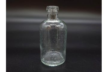 大正〜昭和初期　歴史を重ねた趣のあるボトル瓶5点セット(ガラスビン、ガラス瓶、硝子、薬瓶、花瓶、花入、花器)(R-076945)