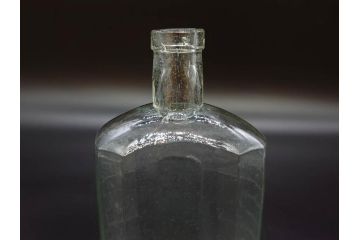 大正〜昭和初期　落ち着いた佇まいのボトル瓶5点セット(ガラスビン、ガラス瓶、硝子、薬瓶、花瓶、花入、花器)(R-076946)