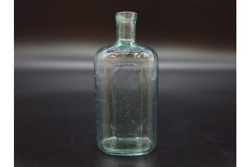 大正〜昭和初期　落ち着いた佇まいのボトル瓶5点セット(ガラスビン、ガラス瓶、硝子、薬瓶、花瓶、花入、花器)(R-076946)