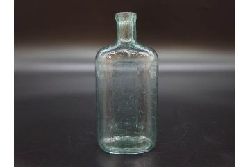 大正〜昭和初期　落ち着いた佇まいのボトル瓶5点セット(ガラスビン、ガラス瓶、硝子、薬瓶、花瓶、花入、花器)(R-076946)