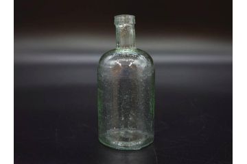 大正〜昭和初期　落ち着いた佇まいのボトル瓶5点セット(ガラスビン、ガラス瓶、硝子、薬瓶、花瓶、花入、花器)(R-076946)