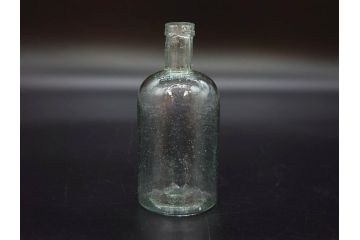 大正〜昭和初期　落ち着いた佇まいのボトル瓶5点セット(ガラスビン、ガラス瓶、硝子、薬瓶、花瓶、花入、花器)(R-076946)