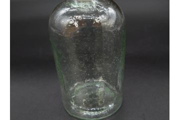 大正〜昭和初期　落ち着いた佇まいのボトル瓶5点セット(ガラスビン、ガラス瓶、硝子、薬瓶、花瓶、花入、花器)(R-076946)