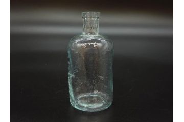 大正〜昭和初期　レトロな雰囲気を盛り上げるボトル瓶5点セット(ガラスビン、ガラス瓶、硝子、薬瓶、花瓶、花入、花器)(R-076947)