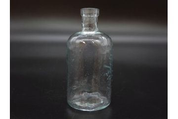 大正〜昭和初期　レトロな雰囲気を盛り上げるボトル瓶5点セット(ガラスビン、ガラス瓶、硝子、薬瓶、花瓶、花入、花器)(R-076947)
