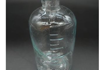 大正〜昭和初期　レトロな雰囲気を盛り上げるボトル瓶5点セット(ガラスビン、ガラス瓶、硝子、薬瓶、花瓶、花入、花器)(R-076947)