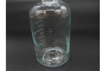 大正〜昭和初期　レトロな雰囲気を盛り上げるボトル瓶5点セット(ガラスビン、ガラス瓶、硝子、薬瓶、花瓶、花入、花器)(R-076947)