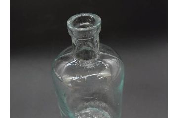 大正〜昭和初期　レトロな雰囲気を盛り上げるボトル瓶5点セット(ガラスビン、ガラス瓶、硝子、薬瓶、花瓶、花入、花器)(R-076947)