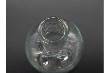 大正〜昭和初期　レトロな雰囲気を盛り上げるボトル瓶5点セット(ガラスビン、ガラス瓶、硝子、薬瓶、花瓶、花入、花器)(R-076947)