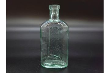 大正〜昭和初期　レトロな雰囲気を盛り上げるボトル瓶5点セット(ガラスビン、ガラス瓶、硝子、薬瓶、花瓶、花入、花器)(R-076947)