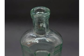 大正〜昭和初期　レトロな雰囲気を盛り上げるボトル瓶5点セット(ガラスビン、ガラス瓶、硝子、薬瓶、花瓶、花入、花器)(R-076947)