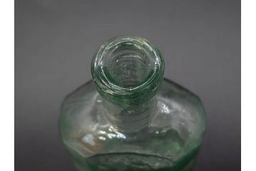 大正〜昭和初期　レトロな雰囲気を盛り上げるボトル瓶5点セット(ガラスビン、ガラス瓶、硝子、薬瓶、花瓶、花入、花器)(R-076947)