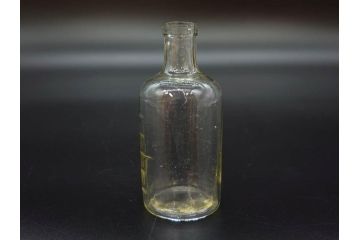 大正〜昭和初期　レトロな雰囲気を盛り上げるボトル瓶5点セット(ガラスビン、ガラス瓶、硝子、薬瓶、花瓶、花入、花器)(R-076947)