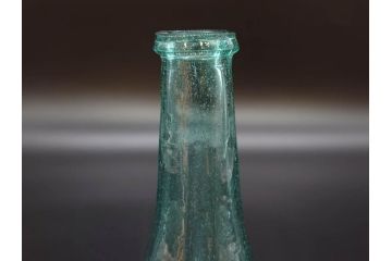 大正〜昭和初期　レトロな雰囲気を醸し出すボトル瓶5点セット(ガラスビン、ガラス瓶、硝子、薬瓶、花瓶、花入、花器)(R-076948)
