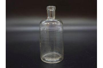 大正〜昭和初期　レトロな雰囲気を醸し出すボトル瓶5点セット(ガラスビン、ガラス瓶、硝子、薬瓶、花瓶、花入、花器)(R-076948)