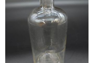 大正〜昭和初期　レトロな雰囲気を醸し出すボトル瓶5点セット(ガラスビン、ガラス瓶、硝子、薬瓶、花瓶、花入、花器)(R-076948)