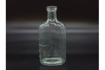 大正〜昭和初期　レトロな雰囲気を醸し出すボトル瓶5点セット(ガラスビン、ガラス瓶、硝子、薬瓶、花瓶、花入、花器)(R-076948)