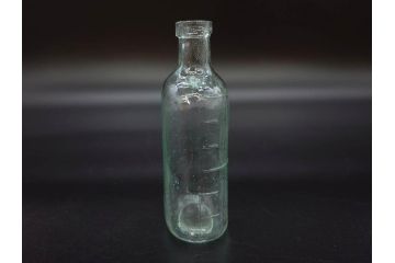 大正〜昭和初期　レトロな雰囲気を醸し出すボトル瓶5点セット(ガラスビン、ガラス瓶、硝子、薬瓶、花瓶、花入、花器)(R-076948)