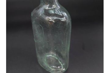 大正〜昭和初期　レトロな雰囲気を醸し出すボトル瓶5点セット(ガラスビン、ガラス瓶、硝子、薬瓶、花瓶、花入、花器)(R-076948)