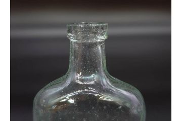 大正〜昭和初期　レトロな雰囲気を醸し出すボトル瓶5点セット(ガラスビン、ガラス瓶、硝子、薬瓶、花瓶、花入、花器)(R-076948)