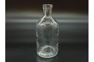 大正〜昭和初期　レトロな雰囲気を醸し出すボトル瓶5点セット(ガラスビン、ガラス瓶、硝子、薬瓶、花瓶、花入、花器)(R-076948)