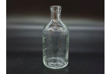 大正〜昭和初期　レトロな雰囲気を醸し出すボトル瓶5点セット(ガラスビン、ガラス瓶、硝子、薬瓶、花瓶、花入、花器)(R-076948)
