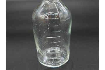 大正〜昭和初期　レトロな雰囲気を醸し出すボトル瓶5点セット(ガラスビン、ガラス瓶、硝子、薬瓶、花瓶、花入、花器)(R-076948)