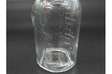 大正〜昭和初期　レトロな雰囲気を醸し出すボトル瓶5点セット(ガラスビン、ガラス瓶、硝子、薬瓶、花瓶、花入、花器)(R-076948)