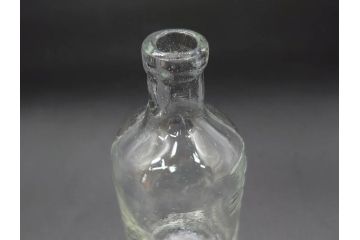 大正〜昭和初期　レトロな雰囲気を醸し出すボトル瓶5点セット(ガラスビン、ガラス瓶、硝子、薬瓶、花瓶、花入、花器)(R-076948)