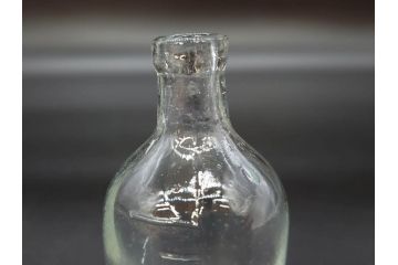 大正〜昭和初期　レトロな雰囲気を醸し出すボトル瓶5点セット(ガラスビン、ガラス瓶、硝子、薬瓶、花瓶、花入、花器)(R-076948)