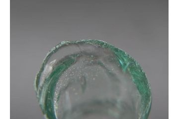 戦前　当時物　瓢箪型　気泡や絶妙なフォルムが味わいのあるニッキ水瓶5個セット(豆ガラス、ちびニッキ水、ガラス容器、駄菓子屋ビン、ペロペロ、レトロガラス、一輪挿し、ひょうたん)(R-076989)