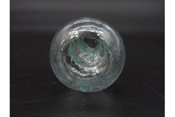 戦前　当時物　瓢箪型　気泡や絶妙なフォルムが味わいのあるニッキ水瓶5個セット(豆ガラス、ちびニッキ水、ガラス容器、駄菓子屋ビン、ペロペロ、レトロガラス、一輪挿し、ひょうたん)(R-076989)