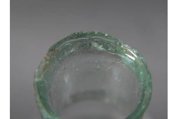 戦前　当時物　瓢箪型　気泡や絶妙なフォルムが味わいのあるニッキ水瓶5個セット(豆ガラス、ちびニッキ水、ガラス容器、駄菓子屋ビン、ペロペロ、レトロガラス、一輪挿し、ひょうたん)(R-076989)