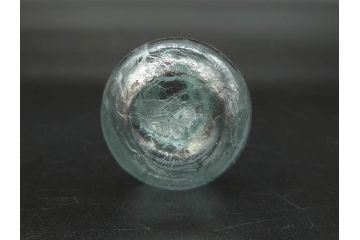 戦前　当時物　瓢箪型　気泡や絶妙なフォルムが味わいのあるニッキ水瓶5個セット(豆ガラス、ちびニッキ水、ガラス容器、駄菓子屋ビン、ペロペロ、レトロガラス、一輪挿し、ひょうたん)(R-076990)